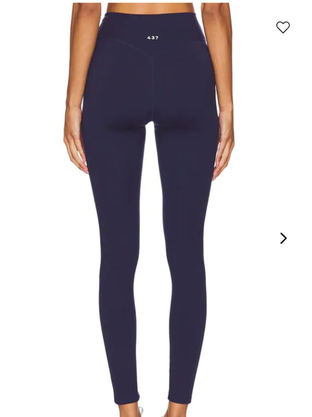 NWOT 437 The Essentials Legging in Navy size small - Picture 2 of 5